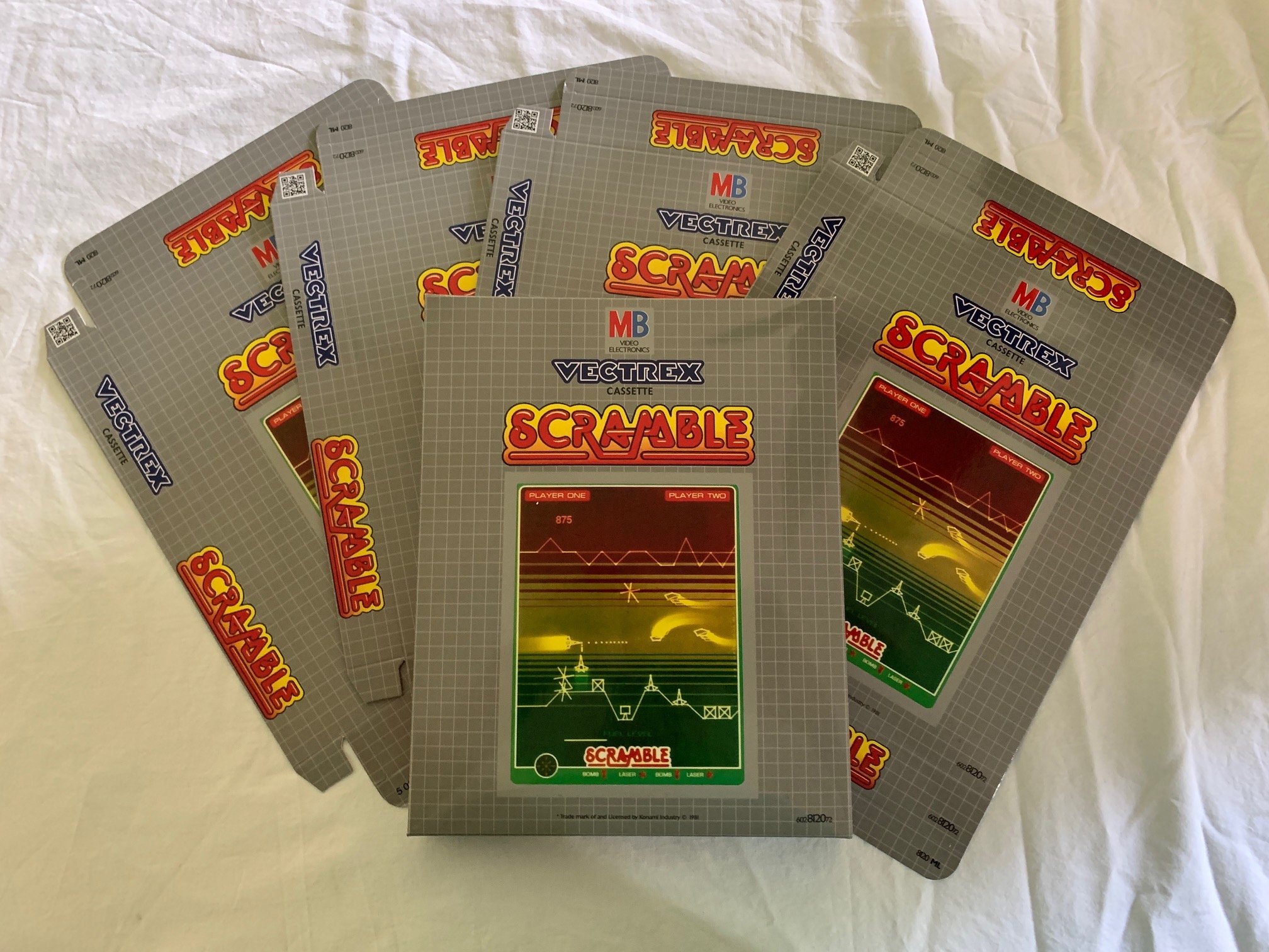 Jeu Scramble Pour Console Vectrex - Neuf 100% Fonctionnel - Collector