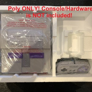 Polystyrene for Super SNES Narrow Box  (aka Polys / Insert / Foam ) Reproduction Nintendo
