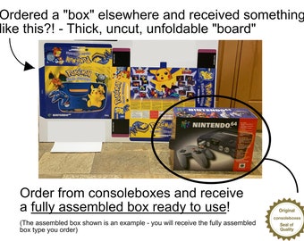 N64 Jungle Green Funtastic EMPTY CONSOLE BOX for Nintendo 64