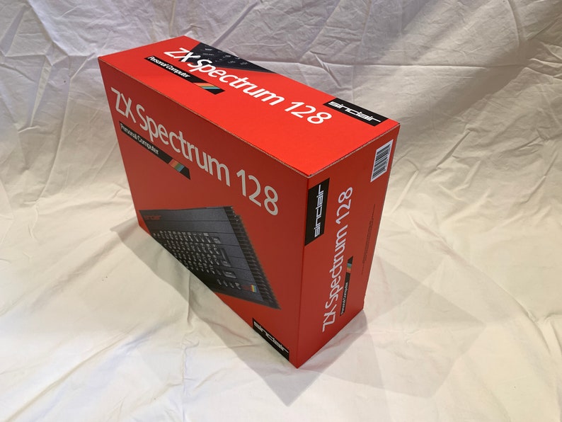 Sinclair Spectrum 128 Toasttrack Leere Box MIT Polys / Schaumstoff Innenschale und Deckel Bild 3