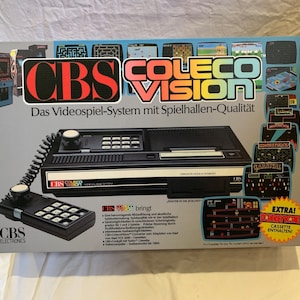 DUITS - lege doos CBS ColecoVision-console met OPTIONEEL karton "Poly" (Caja / Boîte / der Karton / Caixa / Scatola)