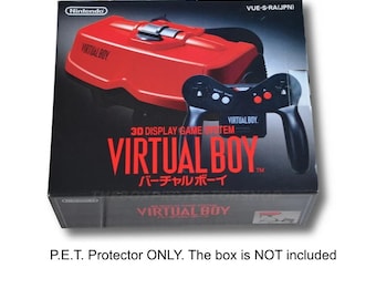 0.4mm P.E.T. Plastic Box Protector for Nintendo Virtual Boy Console Box