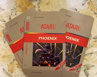 Atari 2600 VCS "Phoenix" EMPTY Game Cartridge Box ONLY  ( Caja / Boîte / der Karton / Caixa / Scatola )