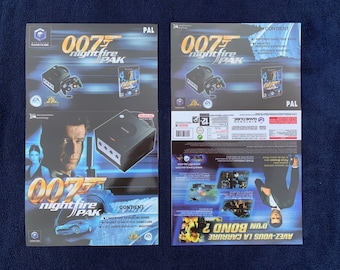 Gamecube 007 Nightfire Pak FRENCH Box Sleeve / Slip Cover 045496370541 for Nintendo