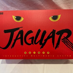 Atari Jaguar Special Edition RED V2 Version EMPTY Console BOX Caja / Boîte / der Karton / Caixa / Scatola image 1