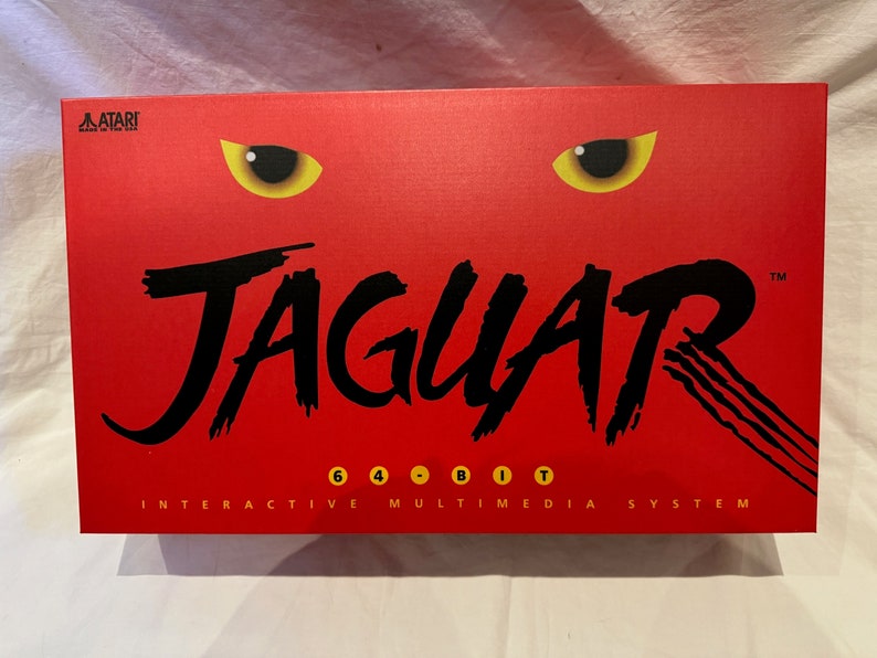 Atari Jaguar Special Edition RED V2 Version EMPTY Console BOX Caja / Boîte / der Karton / Caixa / Scatola image 1