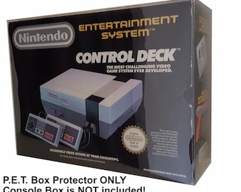 Protector de caja de PET para consola Nintendo NES Control Deck / Challenge Set (caja exterior)