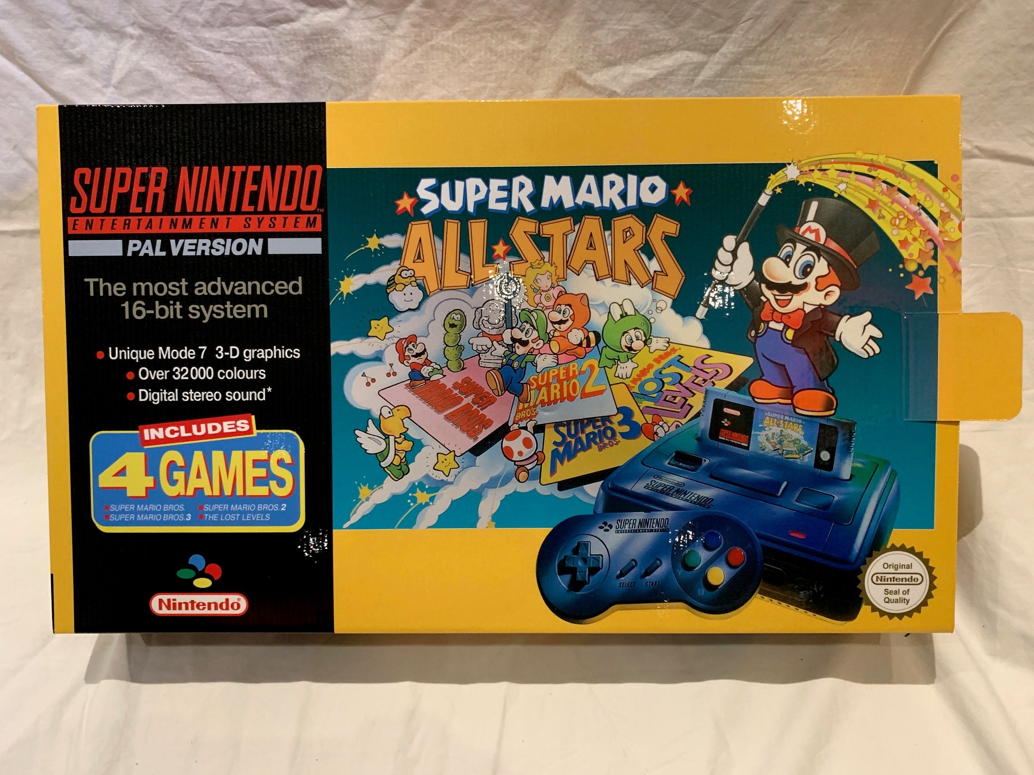 Super Mario All-Stars + Mario World - Nintendo SNES BOX ONLY