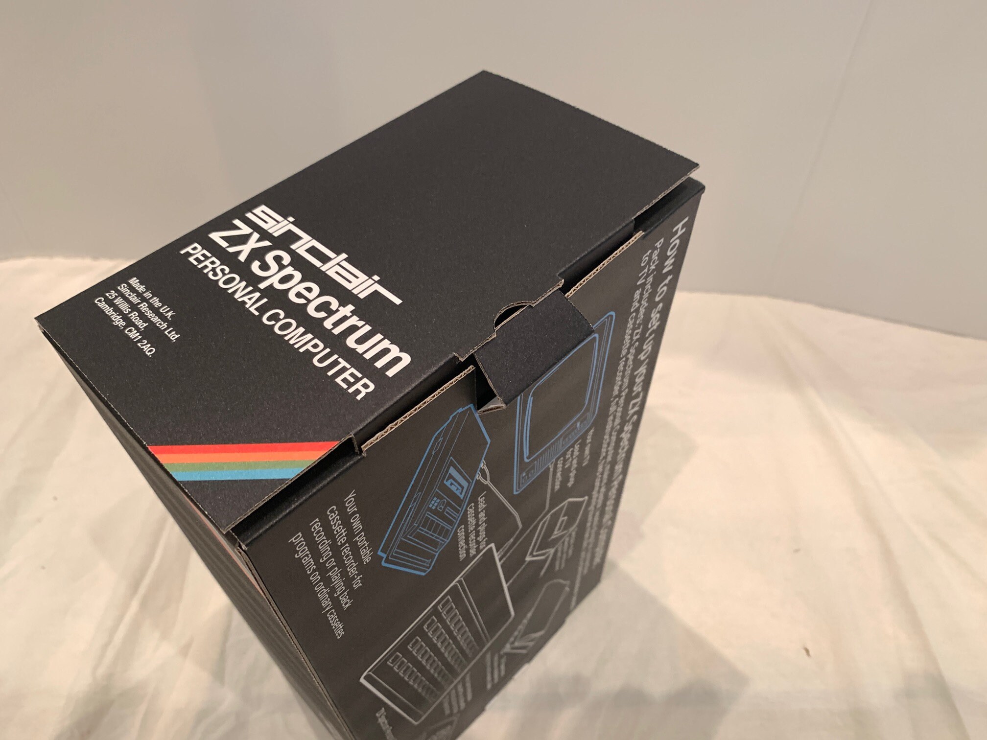 Sinclair ZX Spectrum Rubber White Special EMPTY BOX ( Caja