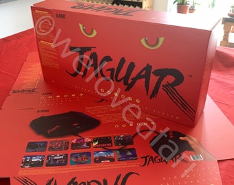 Atari Jaguar Special Edition RED Version EMPTY Console BOX ( Caja / Boîte / der Karton / Caixa / Scatola )