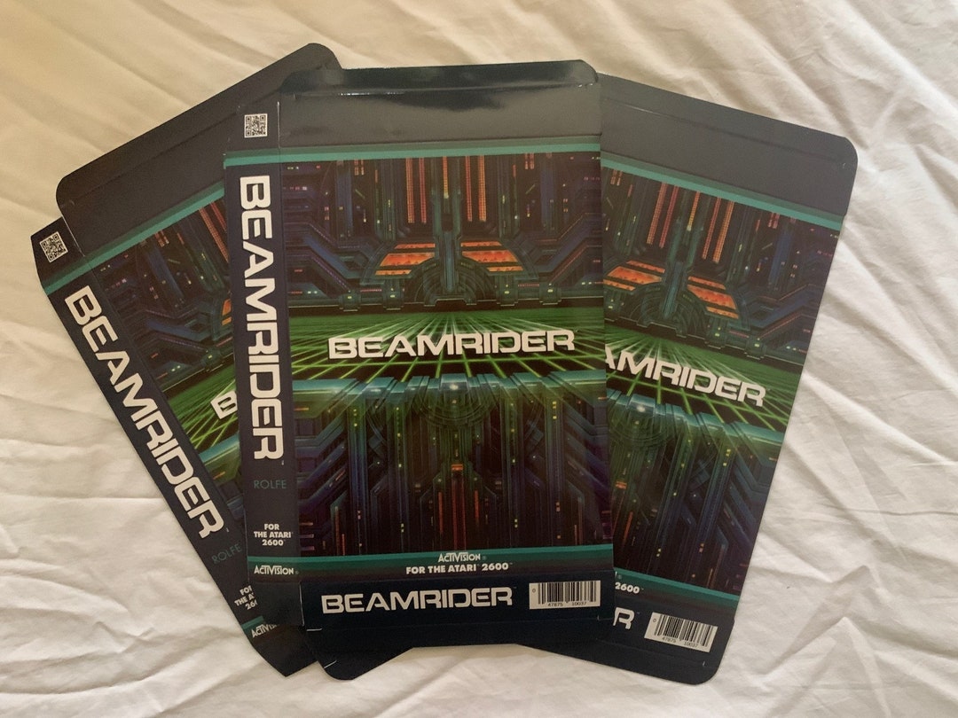 Atari 2600 VCS beamrider Empty Game Cartridge Box ONLY Caja / Boîte ...