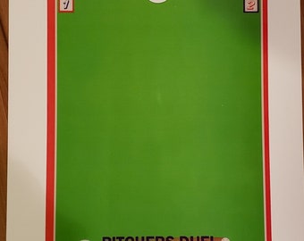 Vectrex Pitcher's Duel Overlay New Reproduction OEM Quality