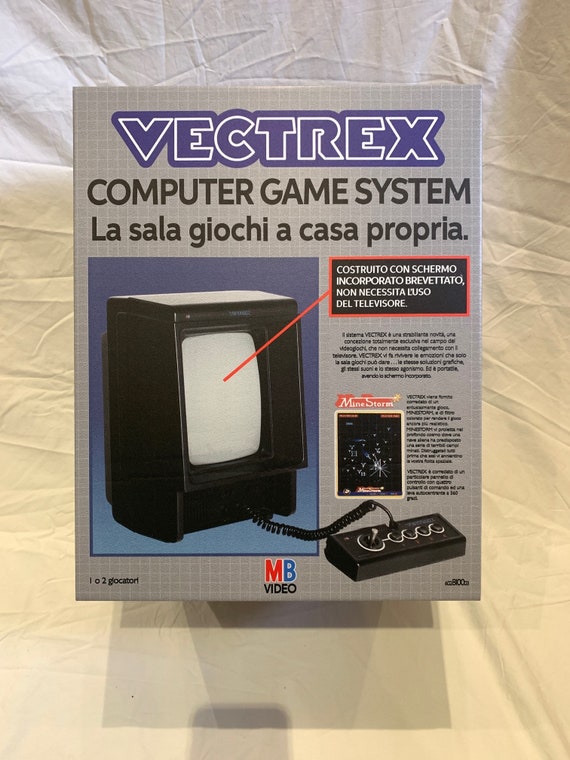Vectrex Empty Console Box (italian) With OPTIONAL Cardboard 
