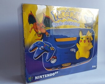 N64 ピカチュウ 空のコンソールボックス (オプションのポリ