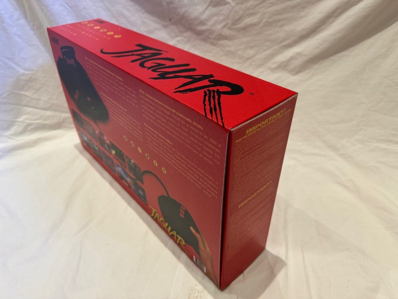 Atari Jaguar Special Edition RED V2 Version EMPTY Console BOX Caja / Boîte / der Karton / Caixa / Scatola image 4