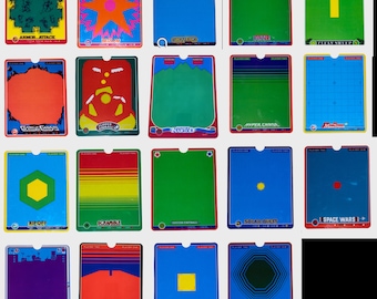 Vectrex Screen Overlays - Hochwertige Reproduktion