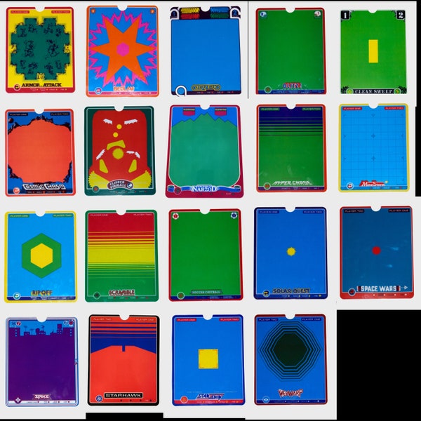 Vectrex Screen Overlays - High Quality Reproduction