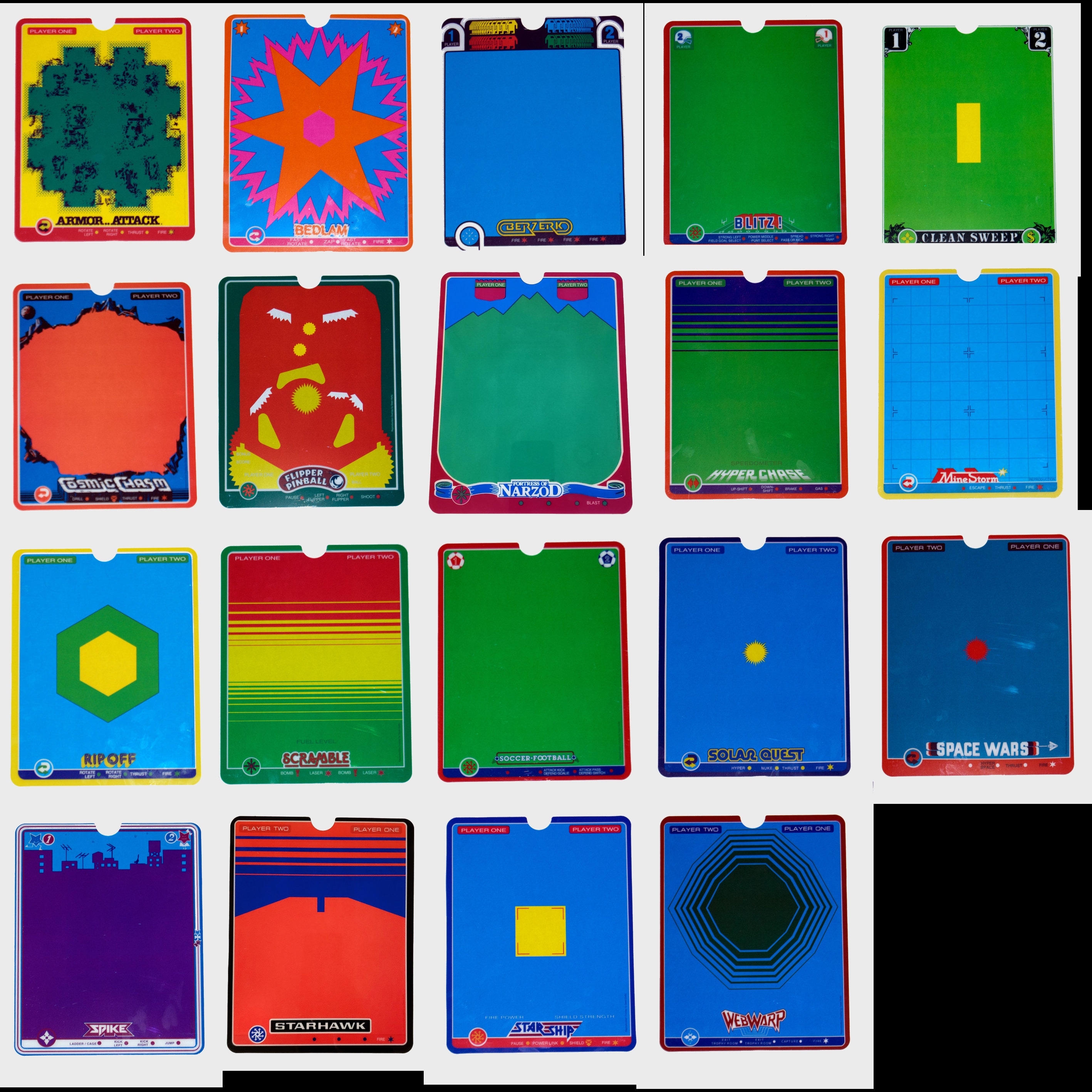 Vectrex Screen Overlays - High Quality Reproduction - Etsy