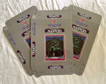 Vectrex "Fortress of Narzod" Empty Cartridge Box ONLY  ( Caja / Boîte / der Karton / Caixa / Scatola / Doos / Papkasse / Pahvilaatikko)