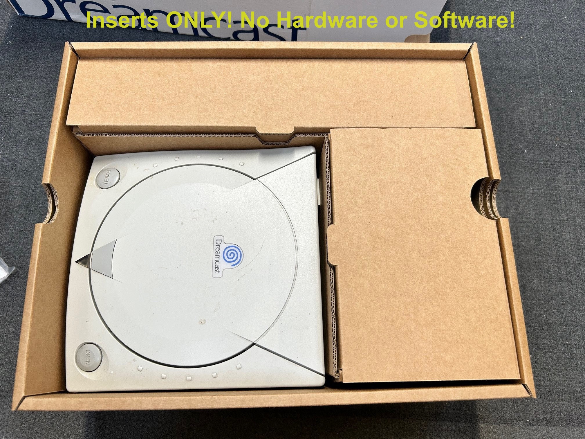 EMPTY Console BOX for Sega Dreamcast PAL With Optional Bags and