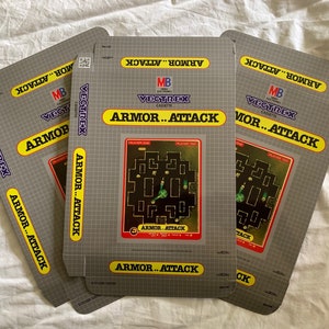 Vectrex "Armor... Attack" ALLEEN lege patroondoos (Caja / Boîte / der Karton / Caixa / Scatola / Doos / Papkasse / Pahvilaatikko)