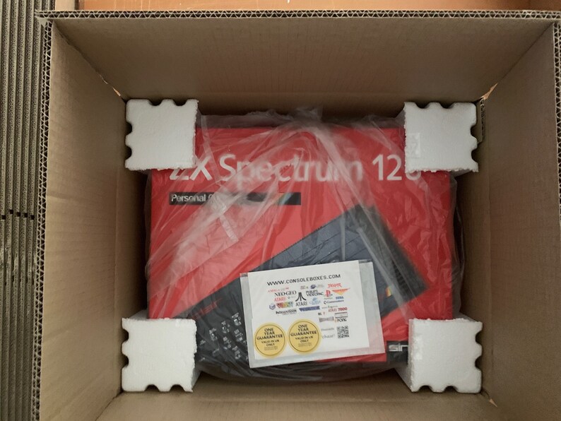 Sinclair Spectrum 128 Toasttrack Leere Box MIT Polys / Schaumstoff Innenschale und Deckel Bild 9