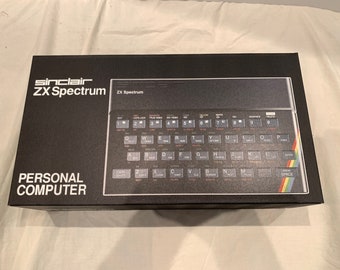 Sinclair ZX Spectrum Rubber EMPTY BOX ( Caja / Boîte / der Karton / Caixa / Scatola )