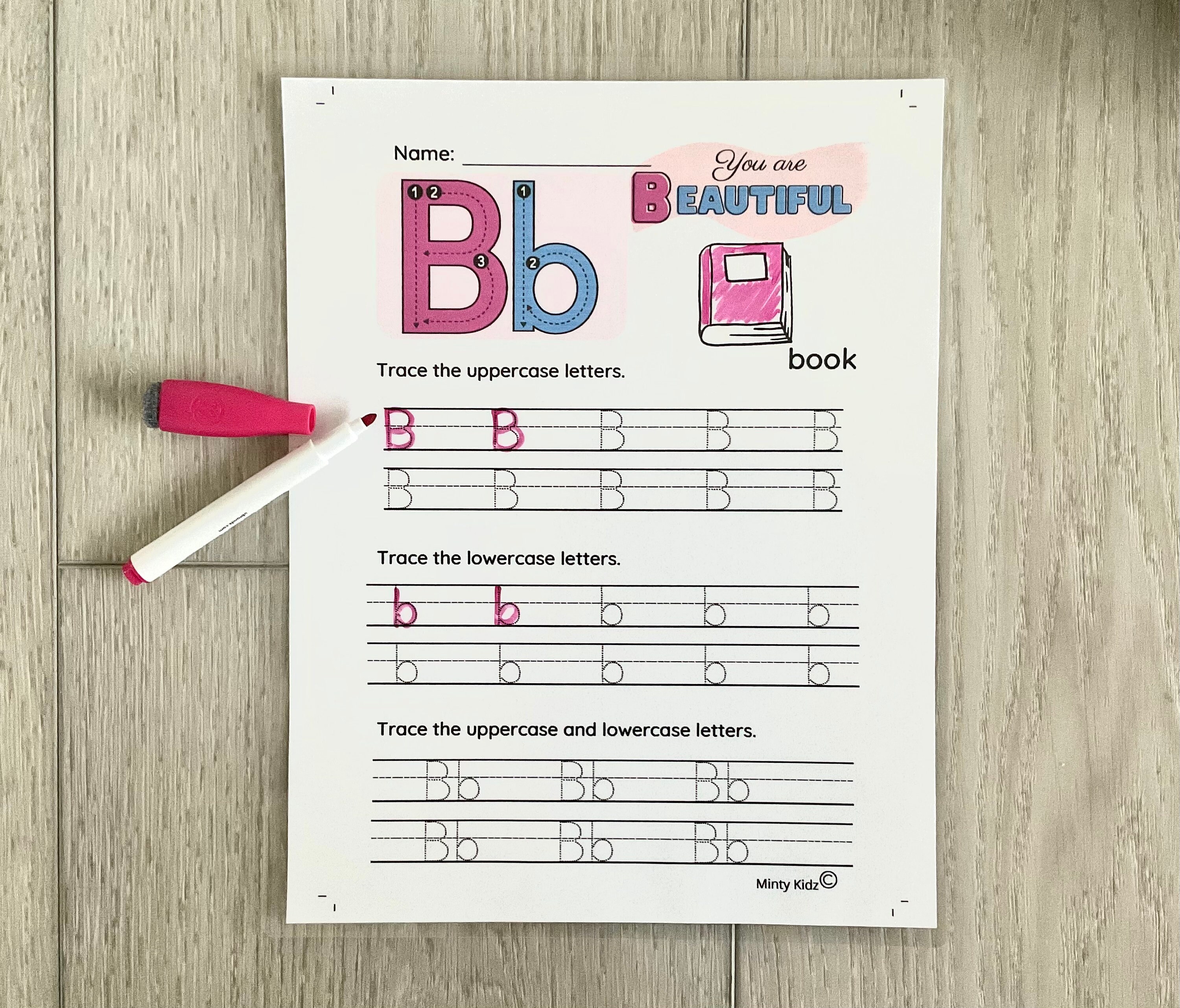 52 Alphabet Tracing Worksheet With Positive Reinforcement AZ Tracing