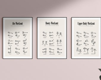 Fitness Workout Exercise Poster