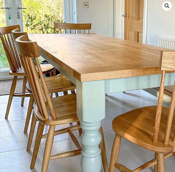 Solid Oak Nordic Scandinavian Kitchen Dining Chairs Etsy UK