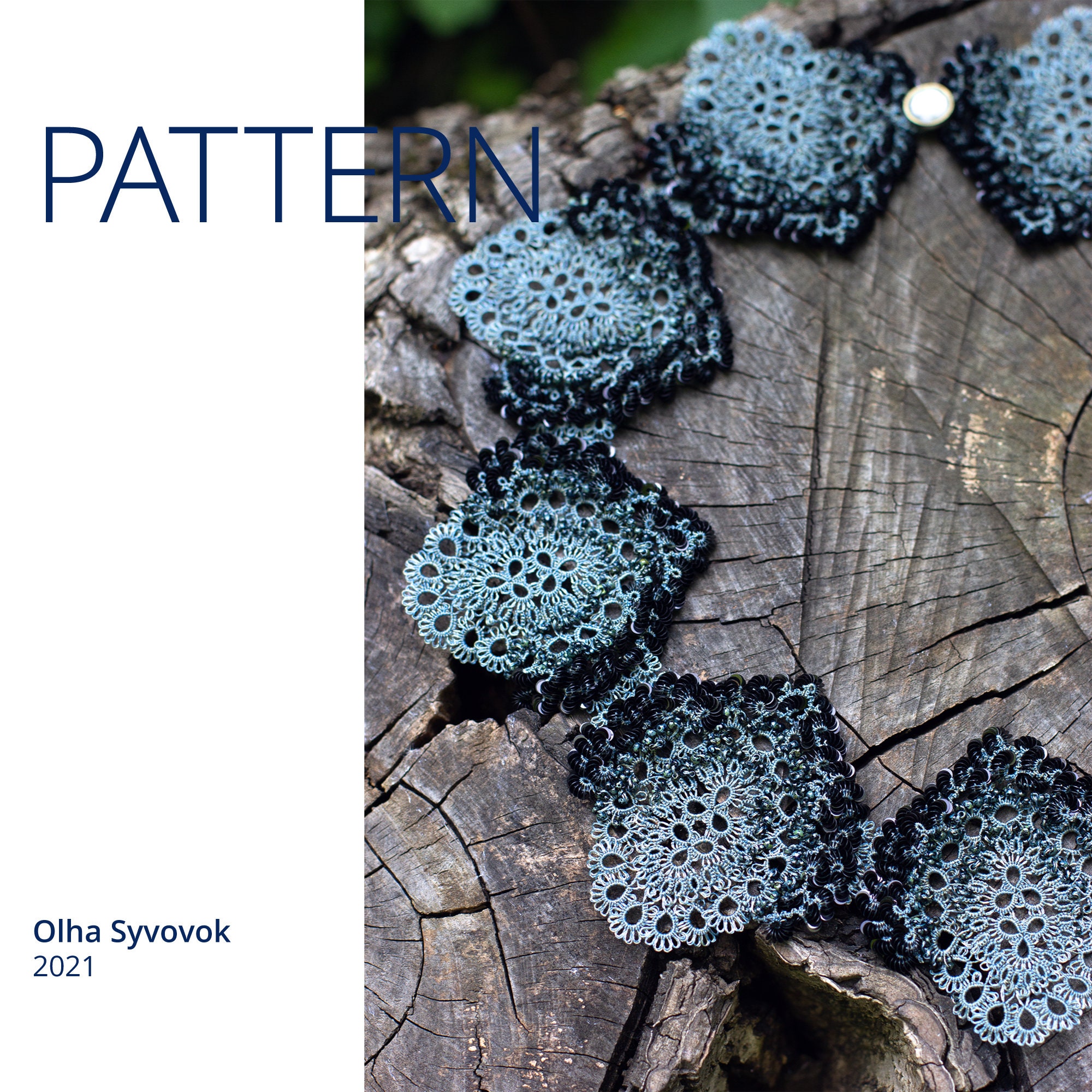 Tatting Pattern, Tatted Necklace Pattern, Necklace Tutorial Etsy