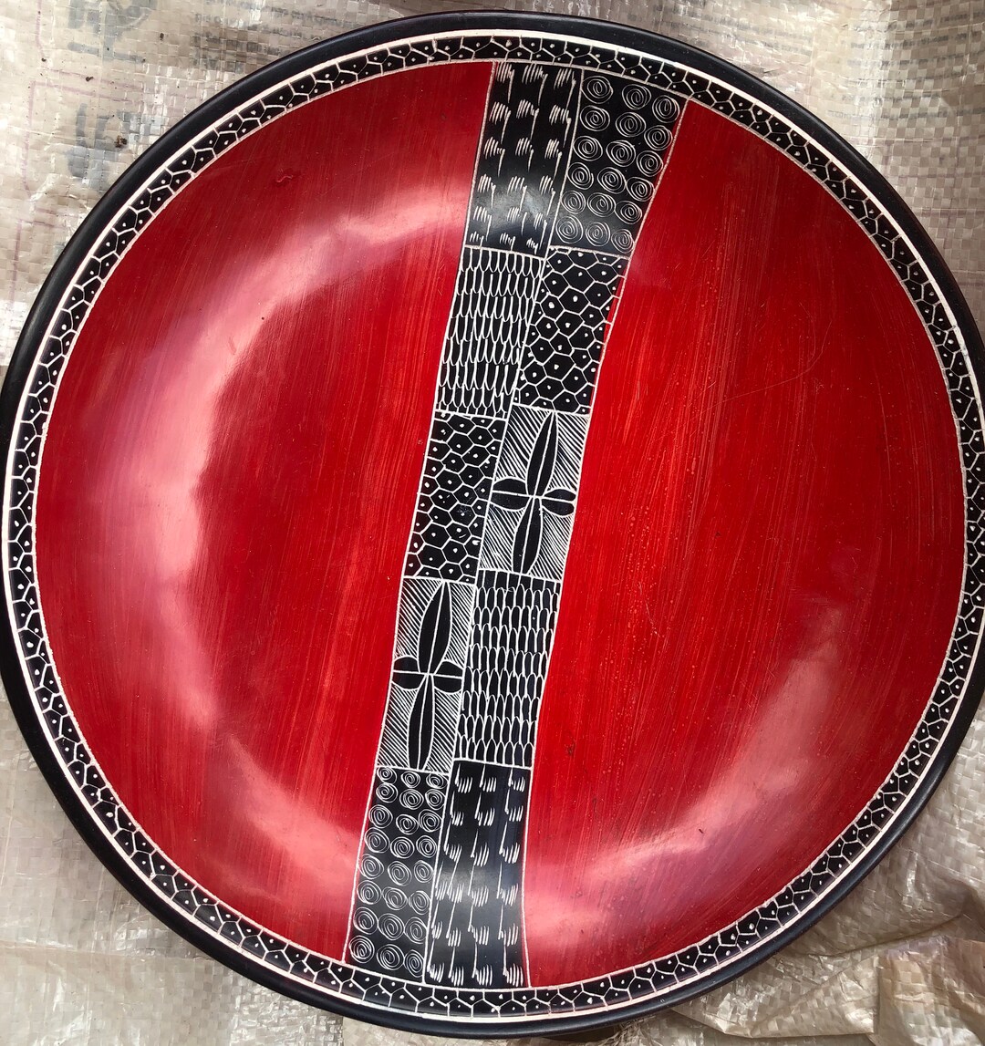 Kenyan Soapstone Plate Sculpture/ Soapstone Handmade Wall Etsy