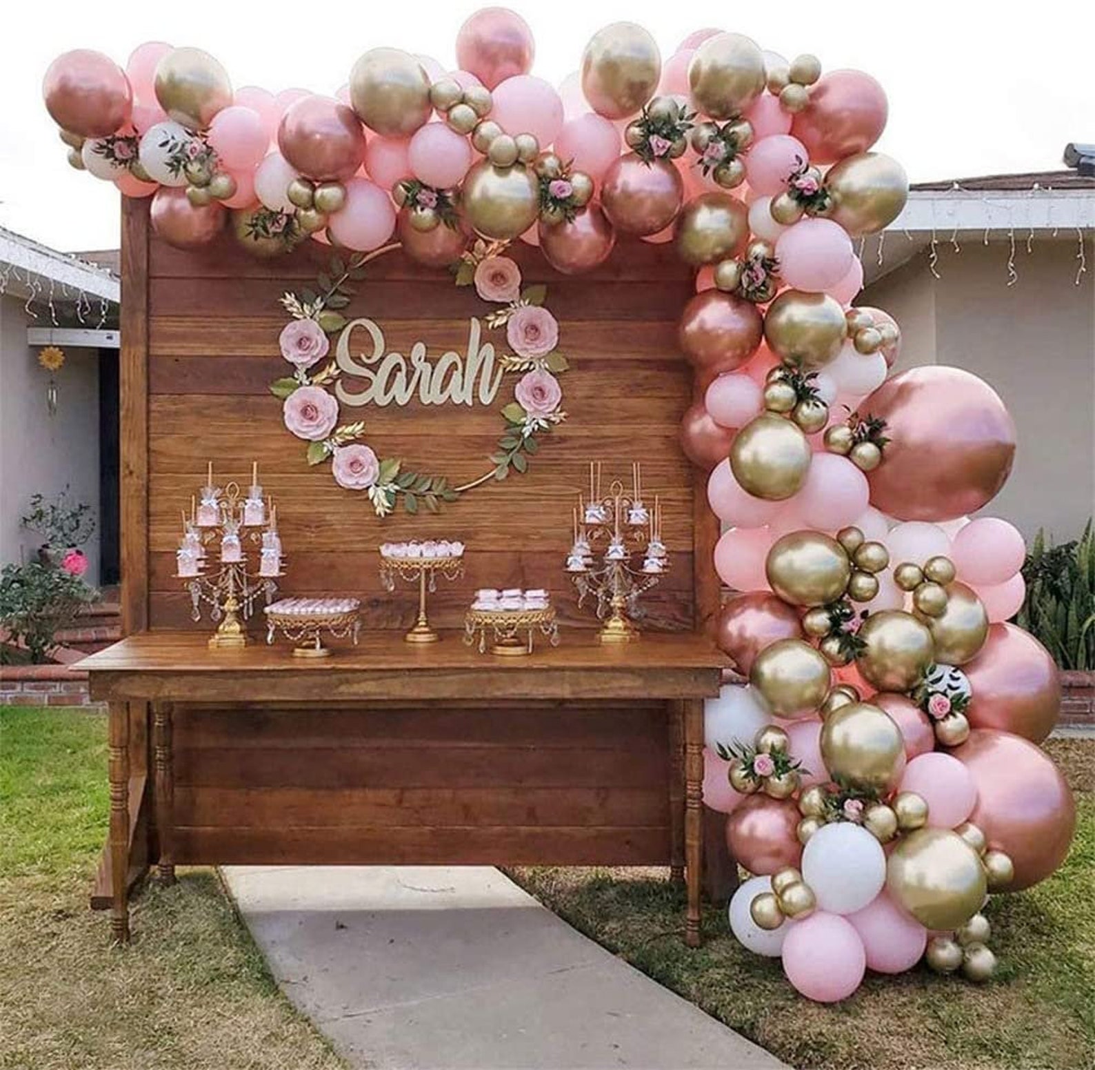 138Pcs Pink Balloons Arch Kit Shiny Metallic Rose Gold & Etsy 138Pcs Pink Balloons Arch Kit Shiny Metallic Rose Gold & Etsy