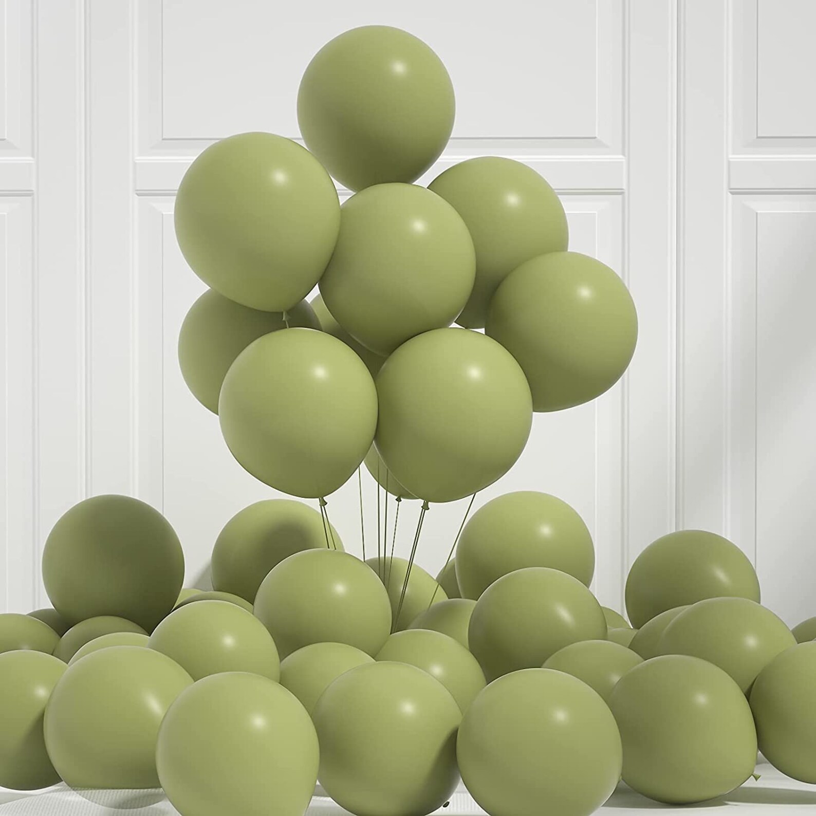 Olive Green Latex Balloons Sage Green Balloons 12 Inch 50pcs Etsy