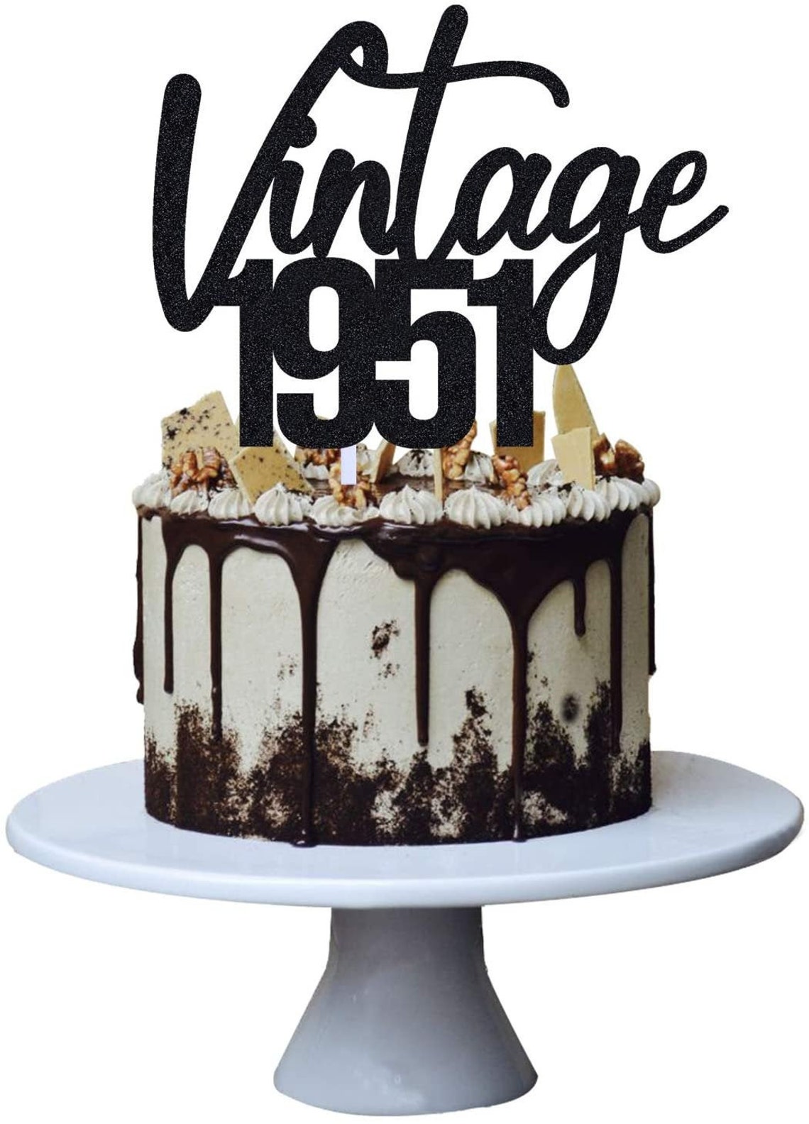 Vintage 1951 Cake Topper for 70th Men and Women Birthday | Etsy