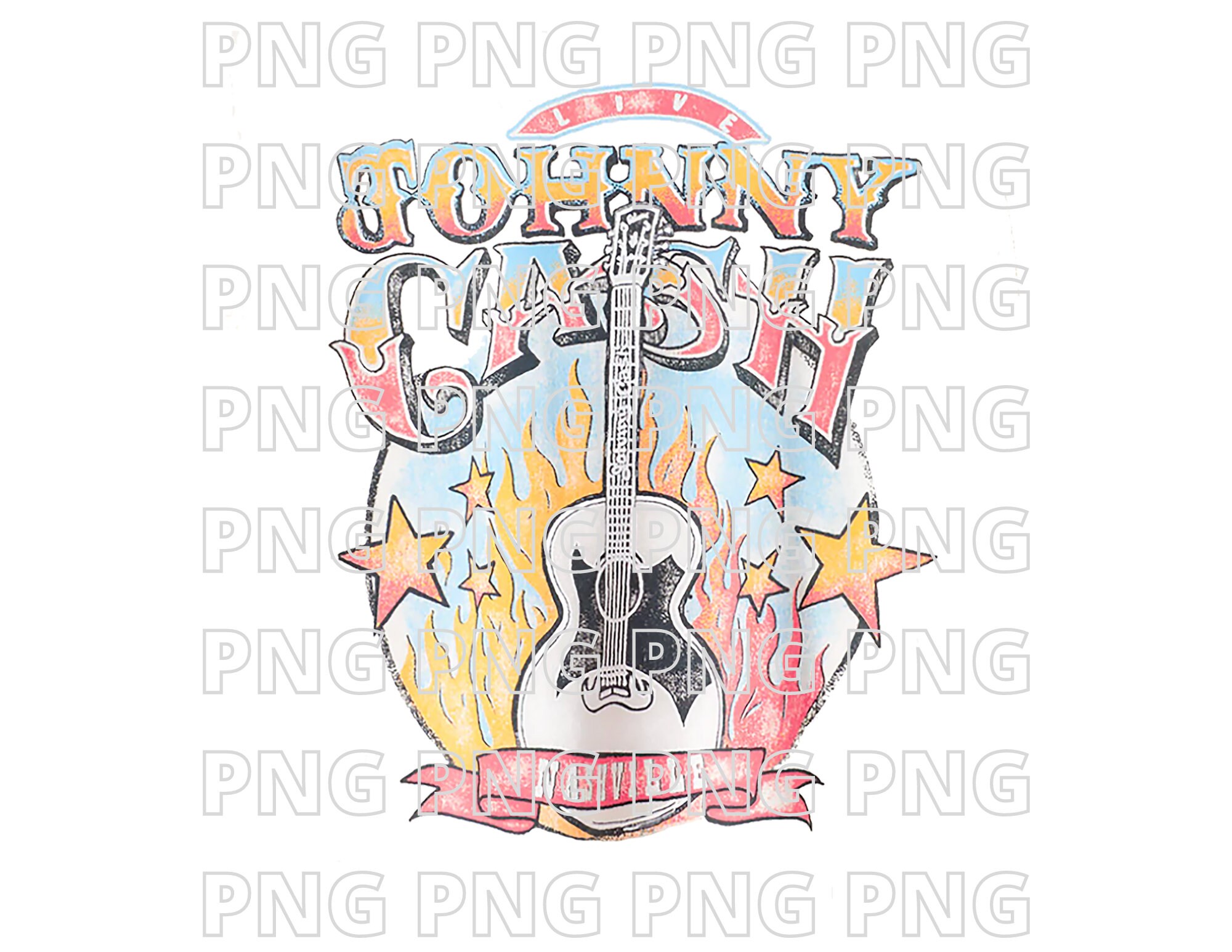 Johnny Cash PNG Digital Download - Etsy
