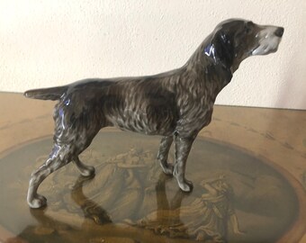 Hunting dog, porcelain, Rosenthal, around 1930, Germany