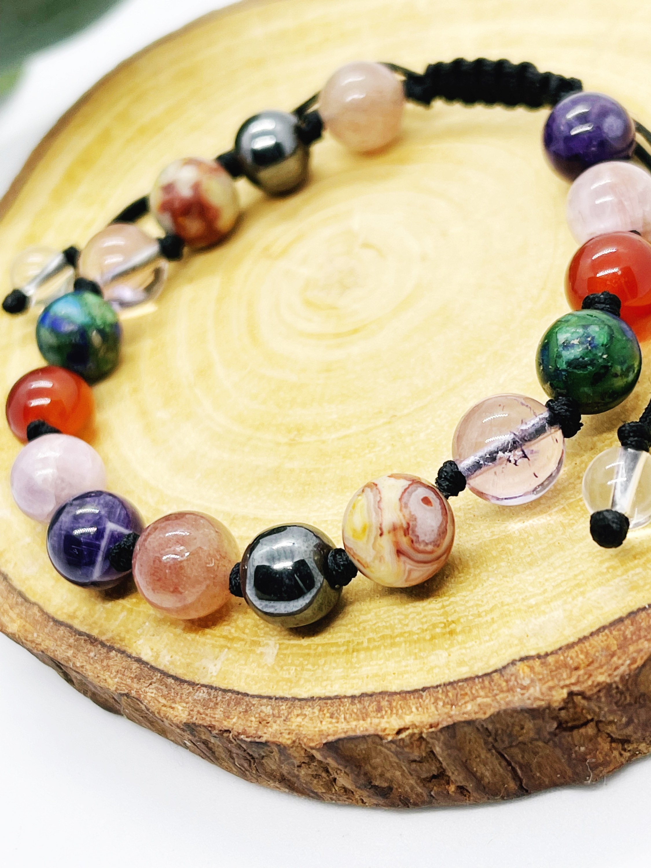 Stop Smoking Support Bracelet 8mm Smoking Cessation Crystal Etsy