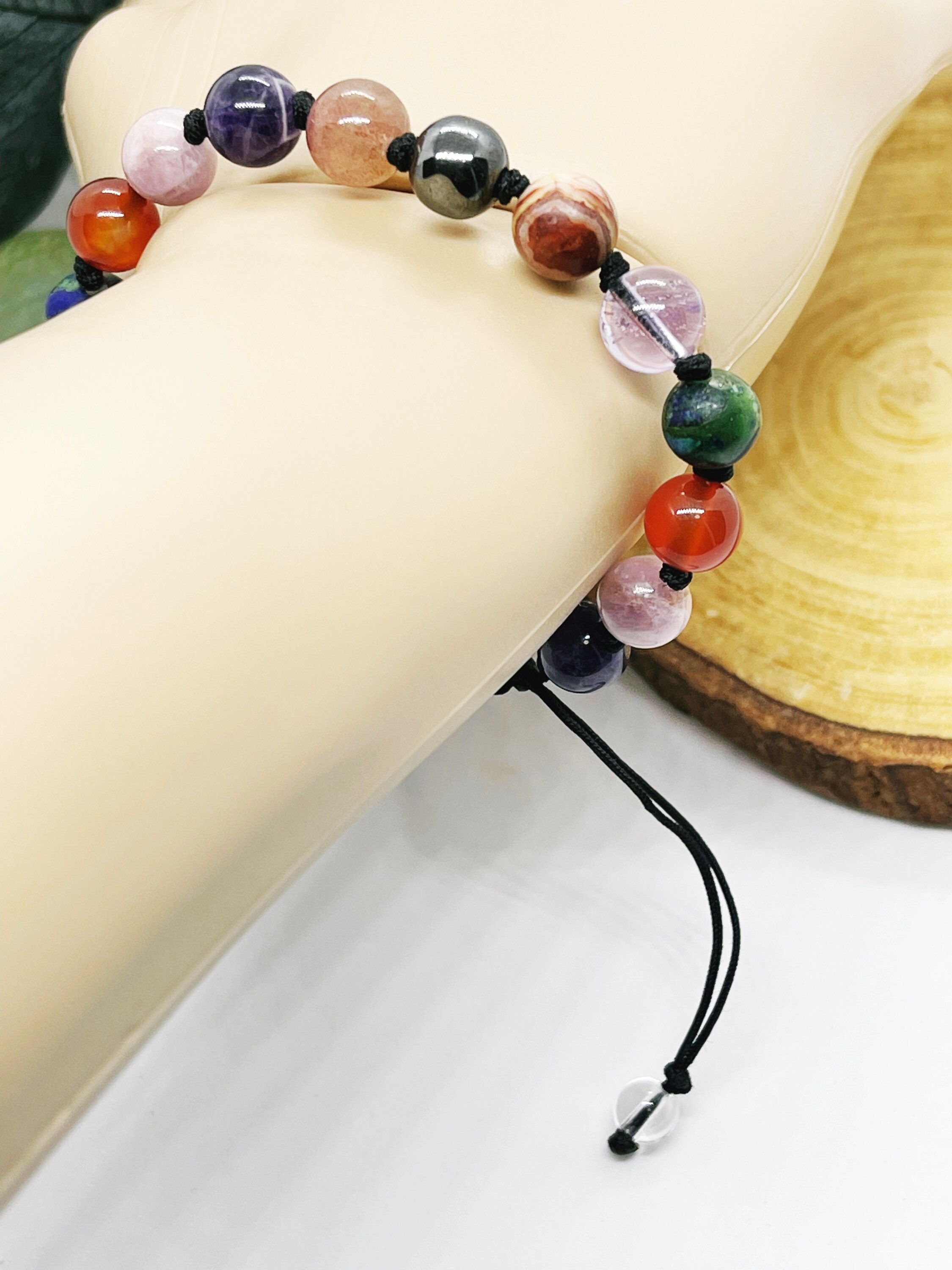 Stop Smoking Support Bracelet 8mm Smoking Cessation Crystal Etsy