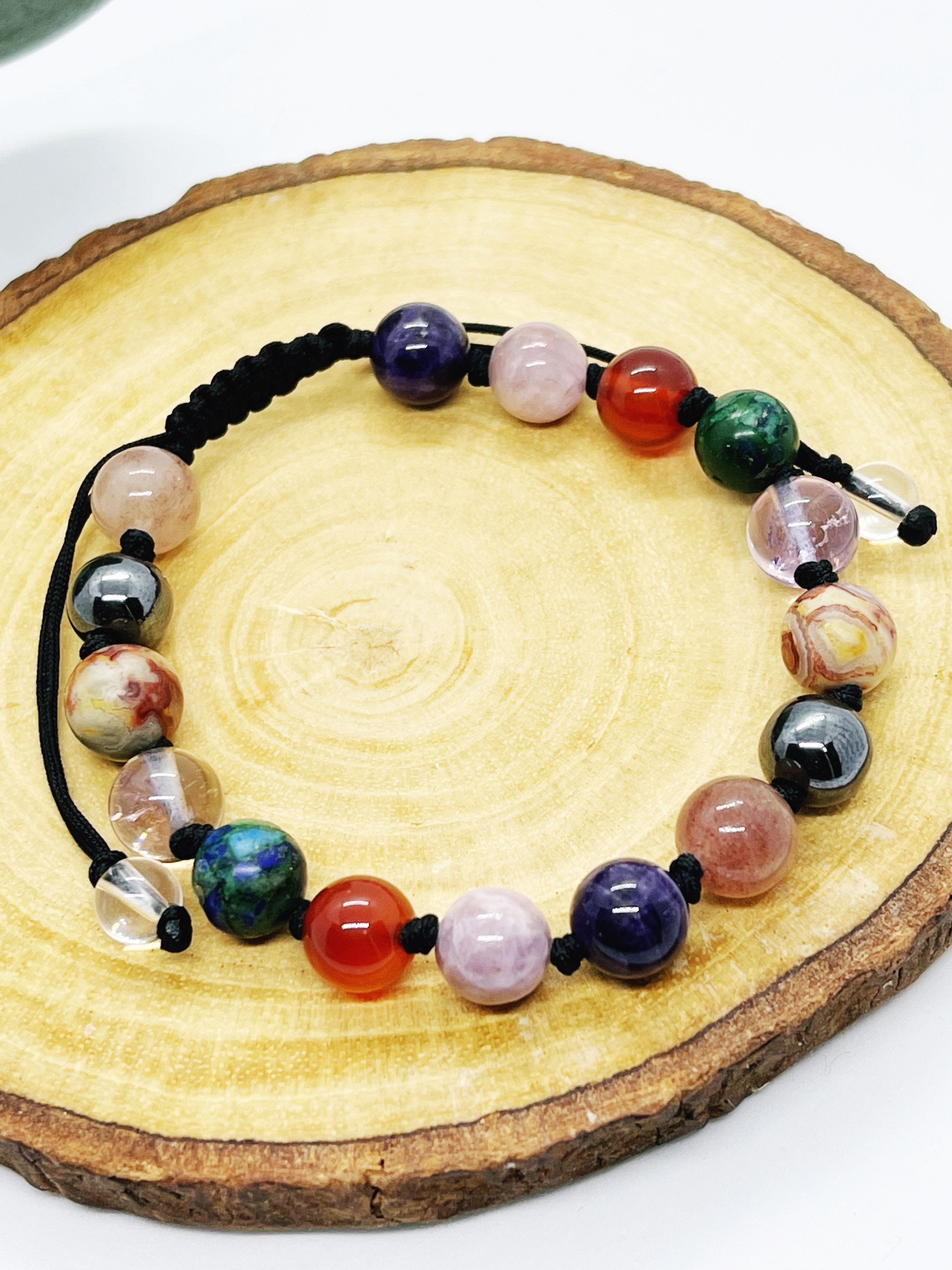 Stop Smoking Support Bracelet 8mm Smoking Cessation Crystal Etsy