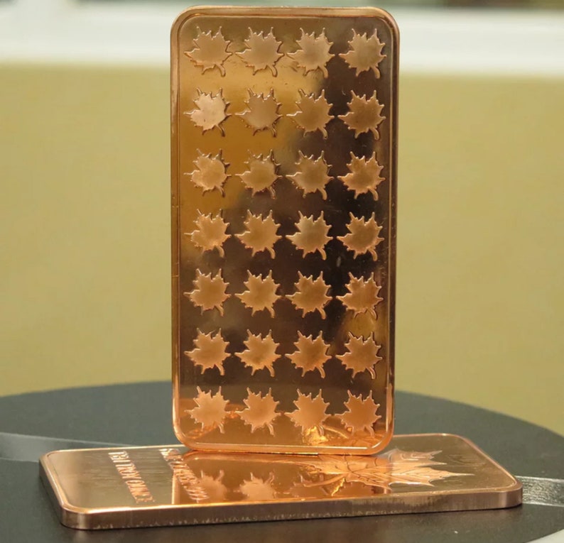 CMC MINT COPPER Bullion Bar Buffalo Investment Bullion Large 1 Etsy UK