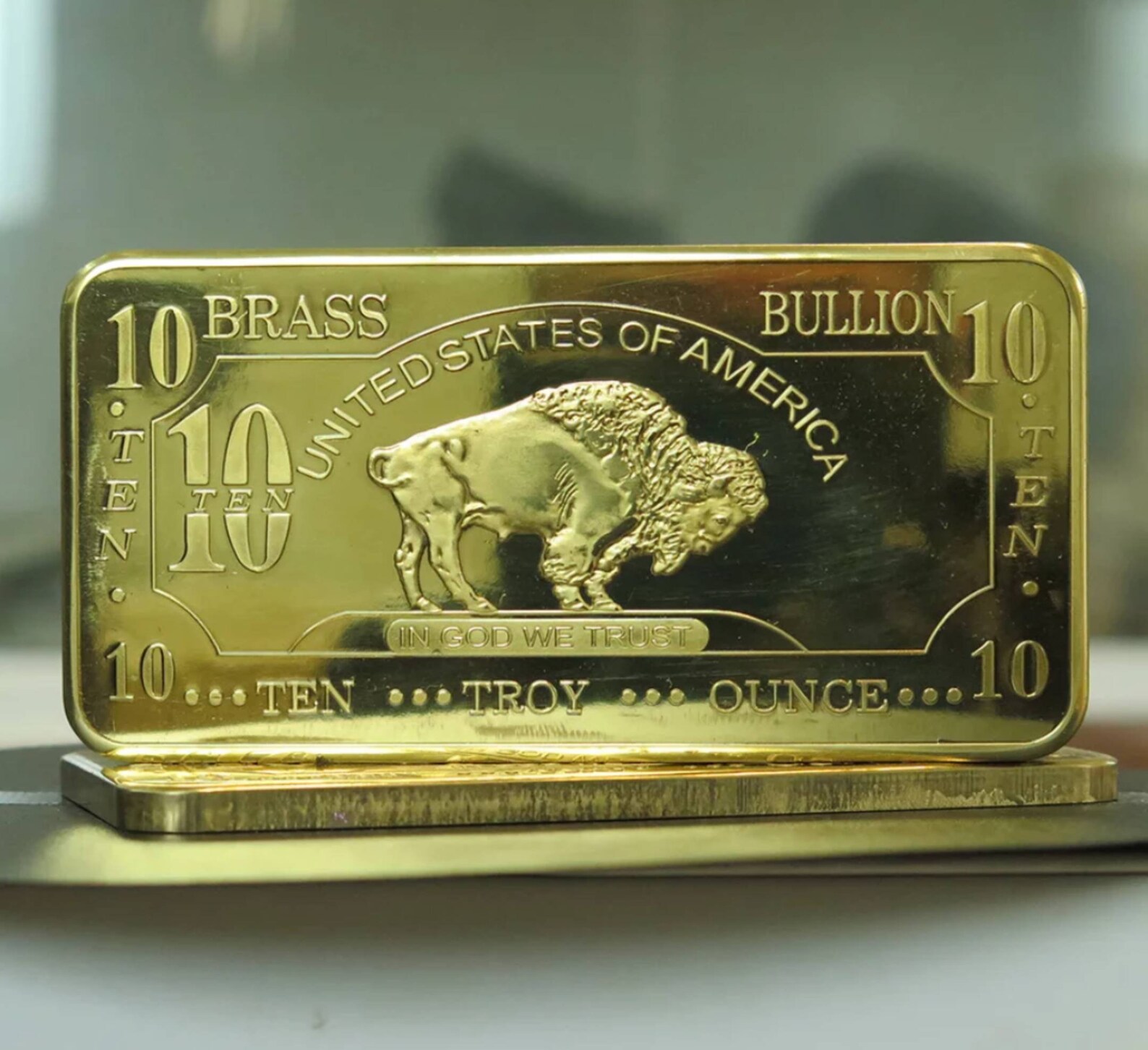 Brass Bullion Bar Pure .999 Fine 1oz / 10oz / 1gram Etsy