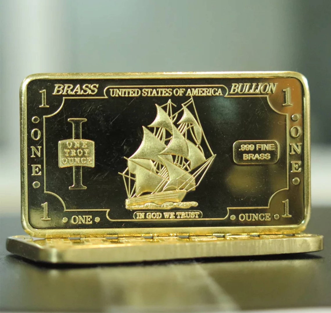 Brass Bullion Bar Pure .999 Fine 1oz / 10oz / 1gram Etsy UK