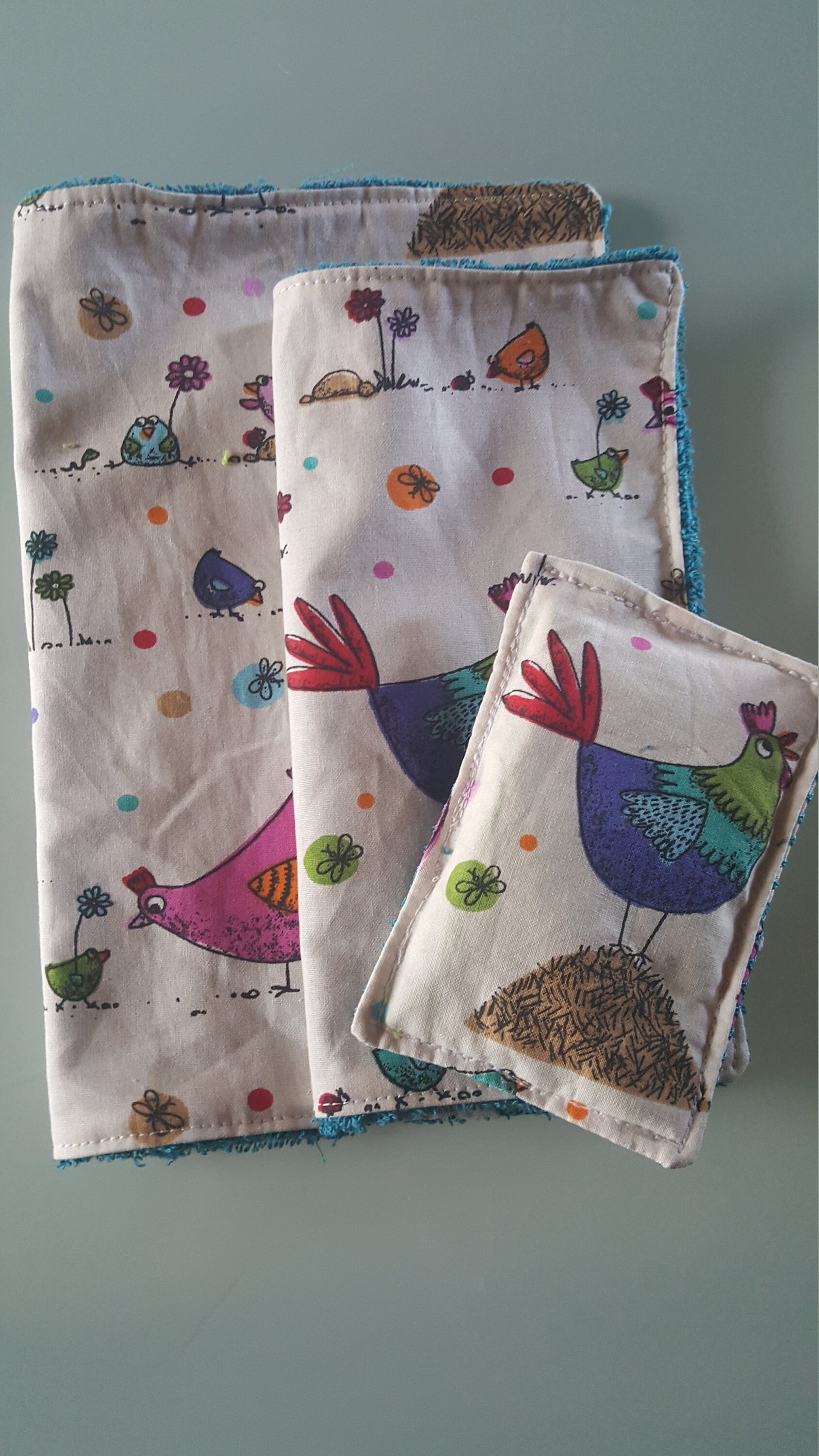 Lot 2 Essuie-Tout Lavable + 1 Éponge