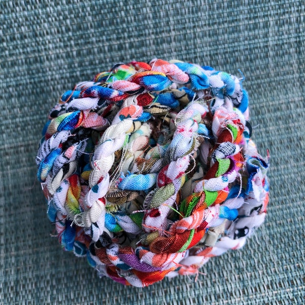 Fabric twine/cording,  macrame weaving, fabric yarn for crafts/crochet