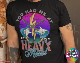 Heavy Metal T-Shirt: Rock 'N Roll Fan Gift