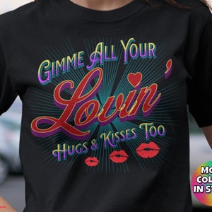 Rock Music T-Shirt Rocker Classic Rock And Roll Lover Cool Music Shirt Rock N Roll Gift Music Lover Tee Gimme All Your Lovin&#39; ZZ Top Tribute