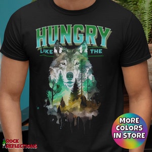 Rock Music T-Shirt Rocker Classic Rock And Roll Lover Music Shirt Rock N Roll Gift Music Lover Tee Duran Duran Tribute Hungry Like The Wolf