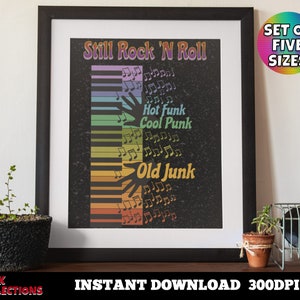 Printable Wall Art Uplifting Wall Art – Still Rock N Roll Billy Joel Tribute - Digital Download Print At Home Instant Download Wall Art