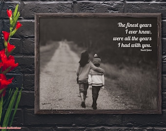 Song Lyric Wall Art: The Finest Years Inspirational Quote (Digital Download)